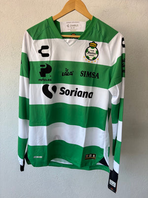 Santos Laguna 2022 Charly Local Manga Larga mediana