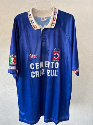 Cruz Azul 1994 Azul Sport MATCH WORN Zamora XL