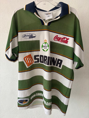 Santos Laguna 2000 Corona MATCH WORN Joahan Rodriguez Grande