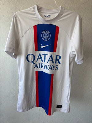 PSG Paris Saint Germain 2022 Nike Messi Visitante Chica