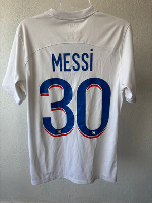 PSG Paris Saint Germain 2022 Nike Messi Visitante Chica