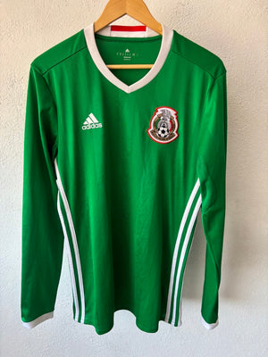 Mexico 2015 Adidas Manga Larga Local Mediana