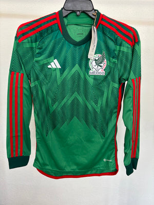 Seleccion Mexico 2022 Adidas Manga Larga Chica