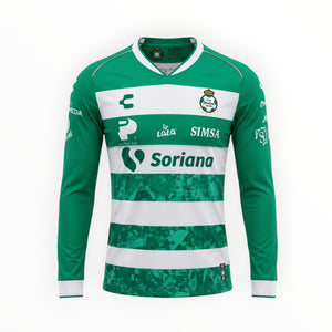 Santos Laguna 2025 Charly Local Manga Larga
